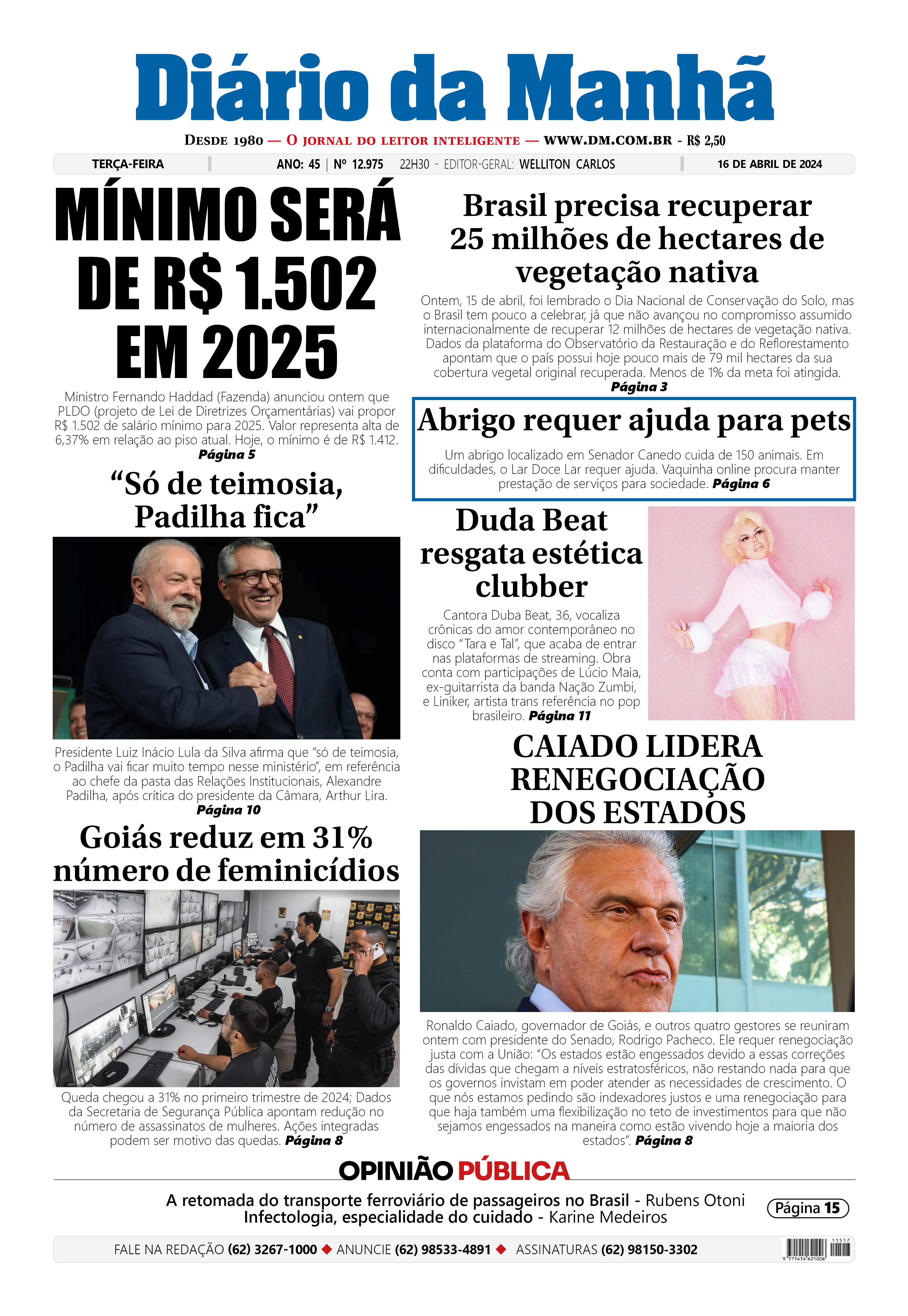 Edição EDIÇÃO2024-04-16